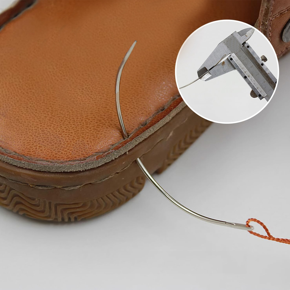 Leatherwork Accessories - 4 個ミシン針レザークラフト縫製アクセサリーステッチ縫製革細工靴修理ツール用品湾曲した針