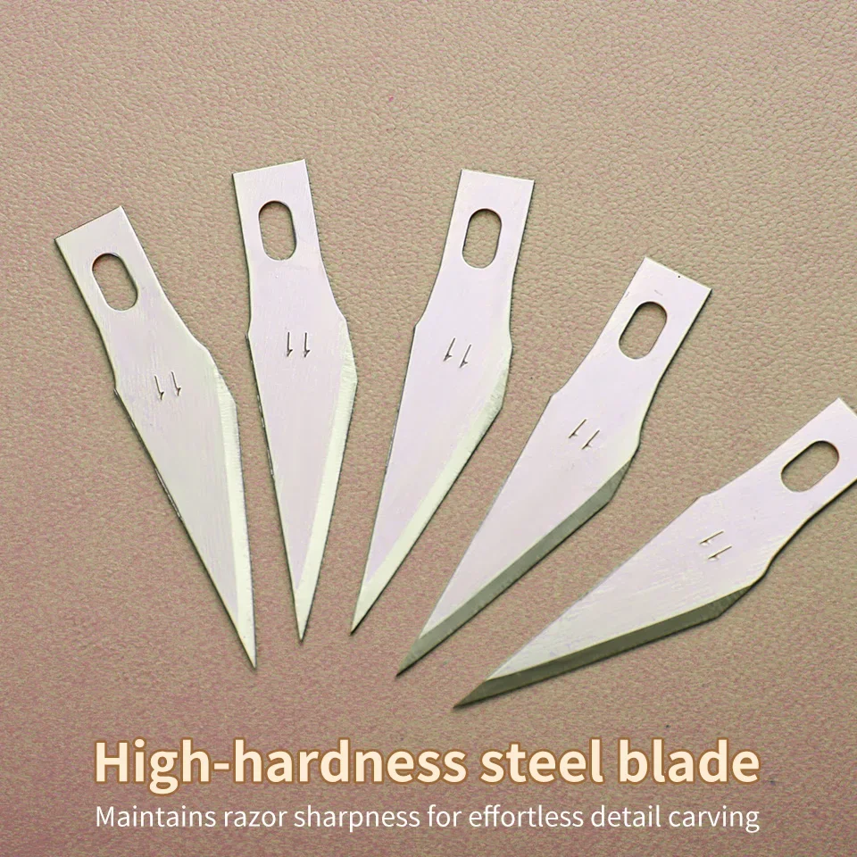 Leatherwork Knives - vvocciナイフ ナイフ 木彫り フルーツ金属切削工具 クラフト彫刻 切削金属革彫刻刃