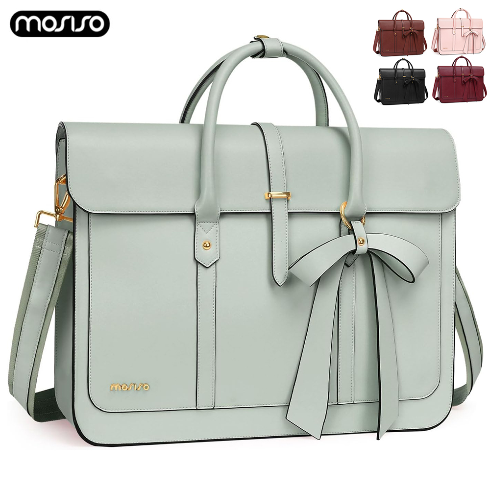 Leather Work Womens Backpack - ラップトップバッグ女性のハンドバッグ 13 14 15 16 インチ