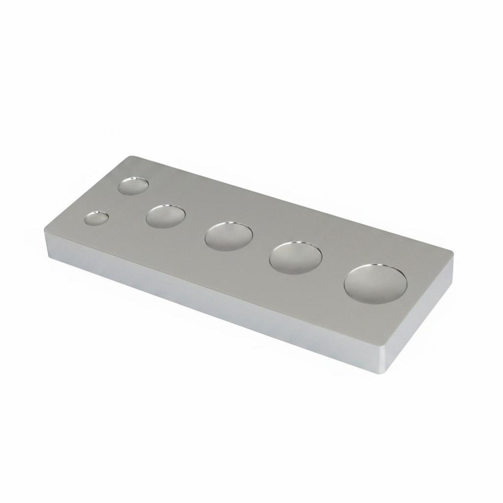 Leatherwork Rivet Setter - スナップリベットセッターベース 多用途レザースナップインストールブロック DIY鏡面仕上げセッティングベース レザーワーカー、手作りワークショップ向け