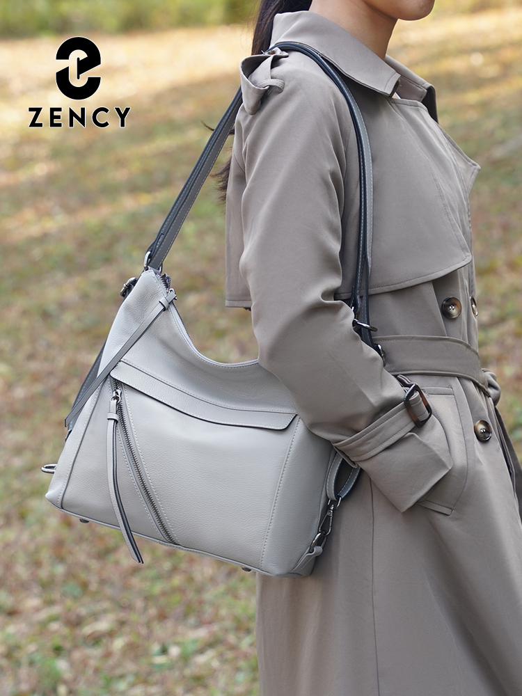 Leather Work Womens Backpack - Zency レディースバッグ 2026 2 in 1