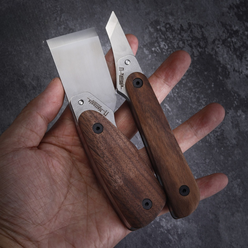 Leatherwork Knives - Nattools 革切断ナイフペンナイフ DC53 鋼ナイフ手作り DIY 革切断レザークラフト作業ツール