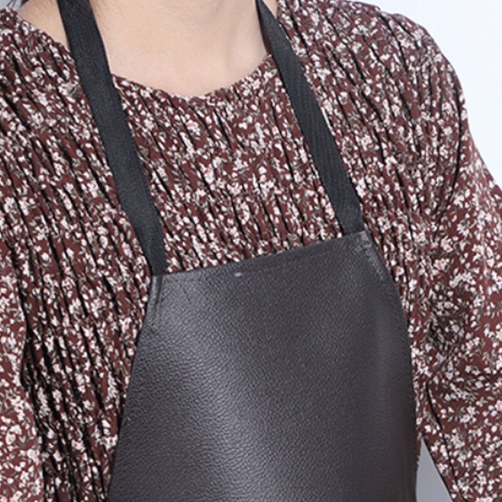 調節可能なロングPVC防汚耐油レザーキッチン作業服シェフエプ - Leatherwork Apron のレビューと価格