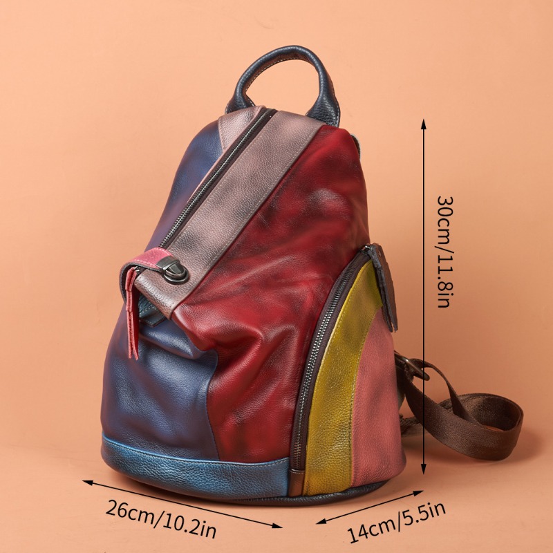 ヴィンテージ エレガント ワークバックパック 女性用 手作り - Leather Work Womens Backpack のレビューと価格
