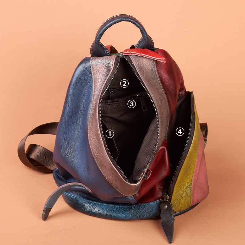 ヴィンテージ エレガント ワークバックパック 女性用 手作り - Leather Work Womens Backpack のレビューと価格