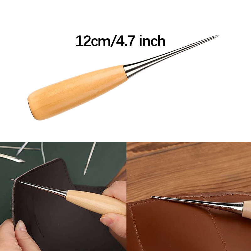 初心者向けレザークラフトソーイングキット、ワックス糸、木製ハ - Leatherwork Accessories のレビューと価格