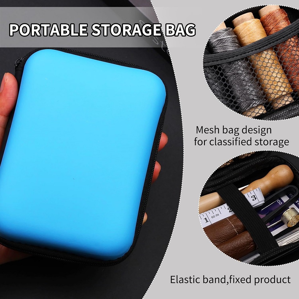 BUDDUR 革縫製ツールキット ワックス糸と針千枚通しプロ - Leatherwork Accessories のレビューと価格