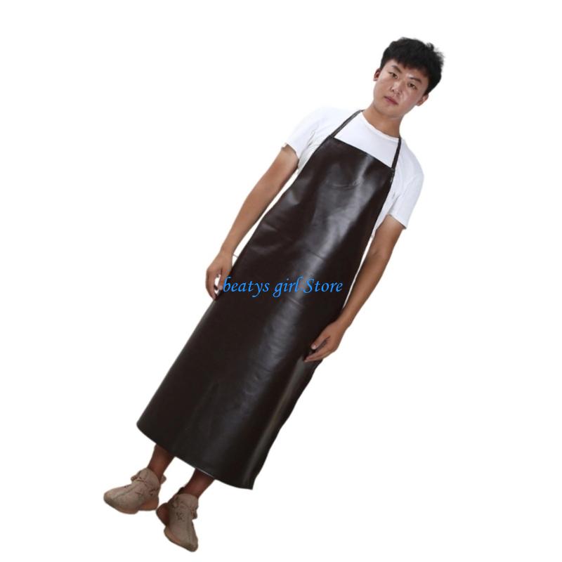 C7AB プロフェッショナル グレードの厚みのある PU レ - Leatherwork Apron のレビューと価格