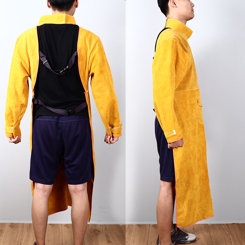 溶接面,溶接保護カバー,牛革レザー,火傷防止,安全性,耐摩耗 - Leatherwork Apron のレビューと価格