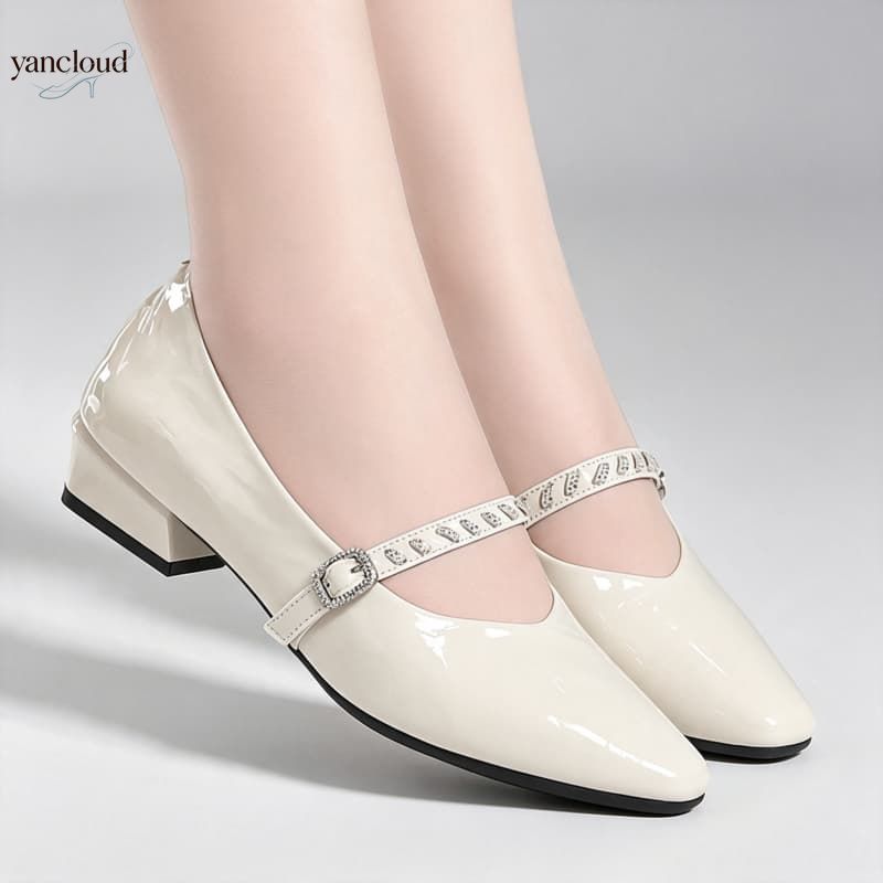 高品質で通気性があり快適な浅履きレディース本革靴、2026年 - Leather Work Flats Women のレビューと価格