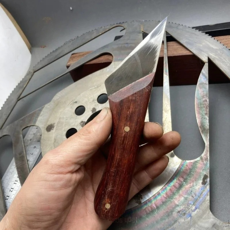 17CM粉末高速鋼木製ハンドル革切り包丁手作りDIY革製品切 - Leatherwork Knives のレビューと価格
