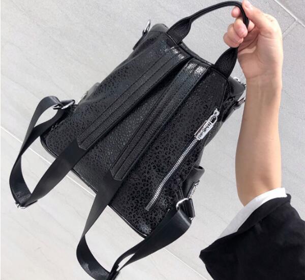 2026 女性ビーガンレザースタイリッシュな光沢のあるライン - Leather Work Womens Backpack のレビューと価格