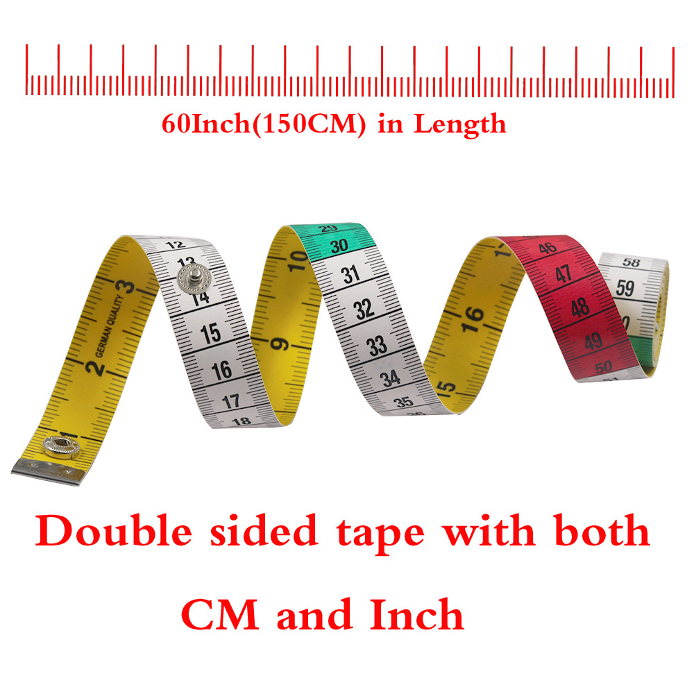 1.5 メートルソフト巻尺テーラーのテープスナップファスナー - Leatherwork Ruler のレビューと価格