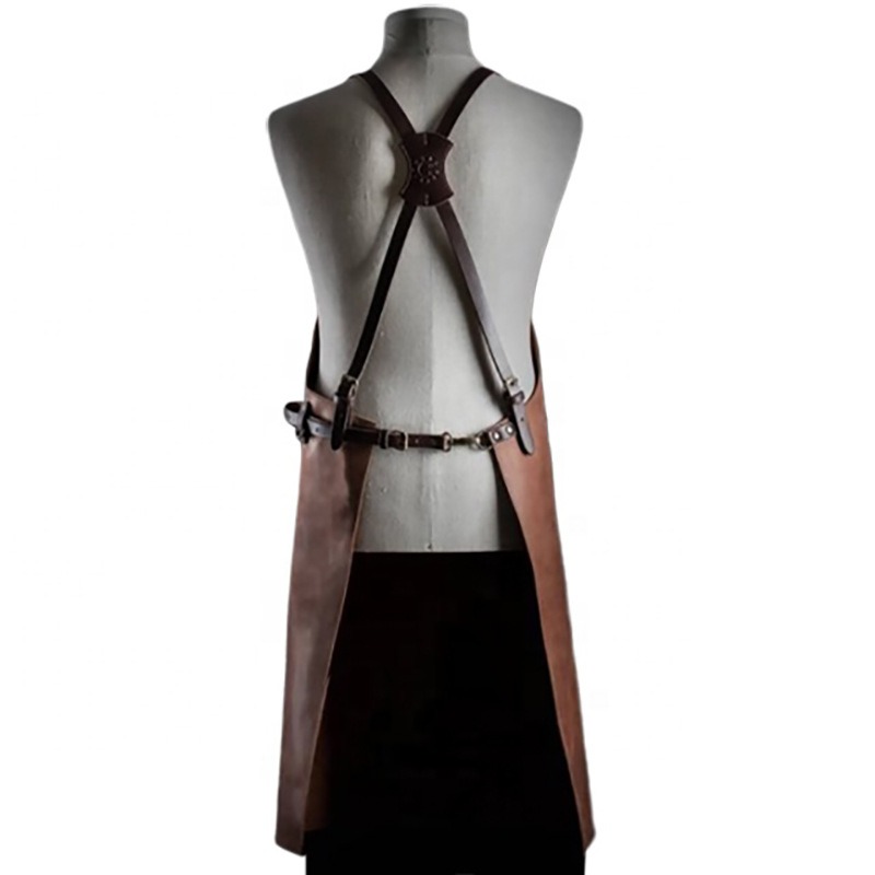 おしゃれなPUエプロン 防水BBQキッチンシェフベーキング多 - Leatherwork Apron のレビューと価格
