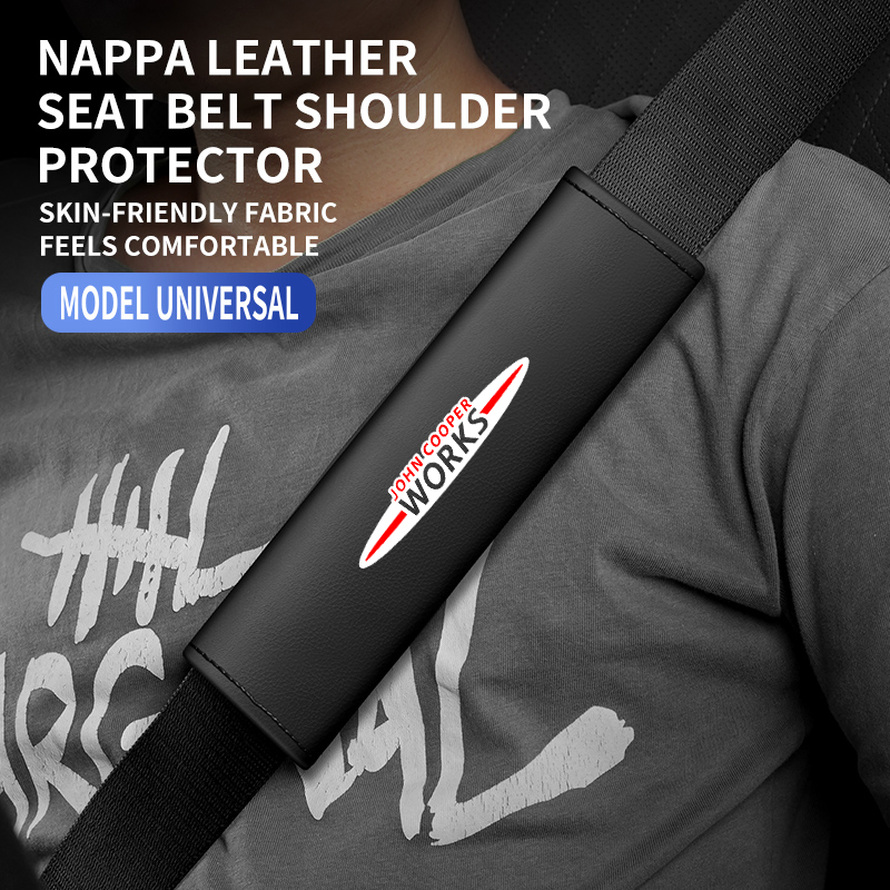2PC レザーカーシートベルトショルダープロテクターカバー安 - Leather Works Near Me のレビューと価格