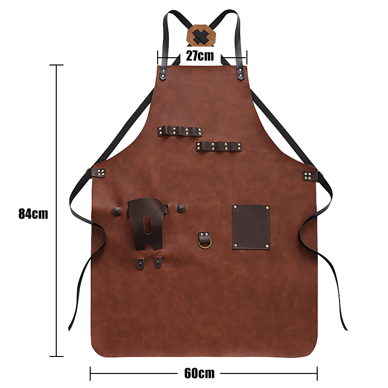 屋外 PU レザーエプロン屋外バーベキュービールボトルカバー - Leatherwork Apron のレビューと価格