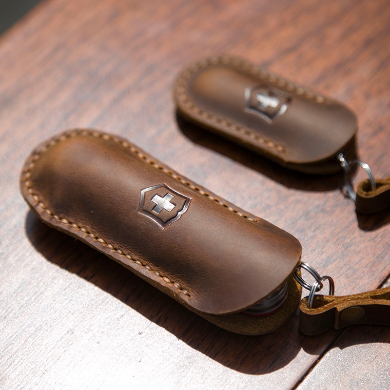 スイスナイフ、レザーケース保護ケース、鞘、ポータブルレトロ折 - Leatherwork Knives のレビューと価格