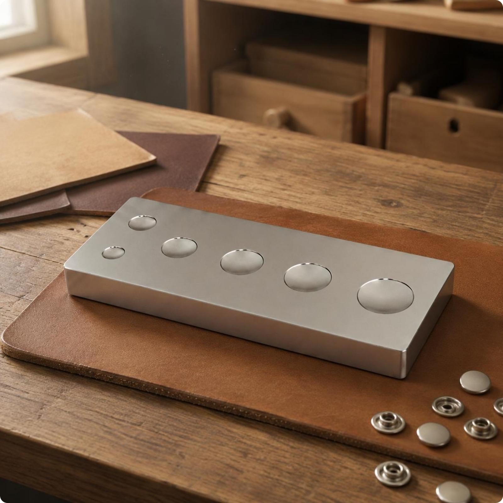 スナップリベットセッターベース 多用途レザースナップインスト - Leatherwork Rivet Setter のレビューと価格