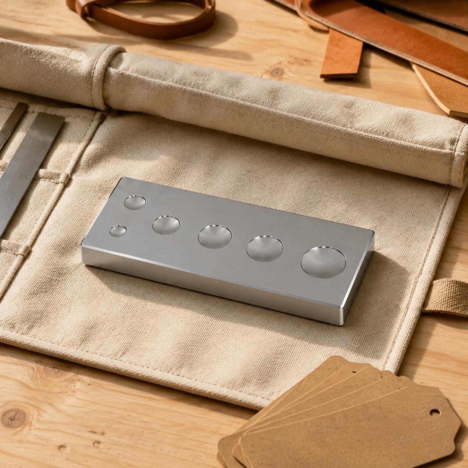 スナップリベットセッターベース 多用途レザースナップインスト - Leatherwork Rivet Setter のレビューと価格