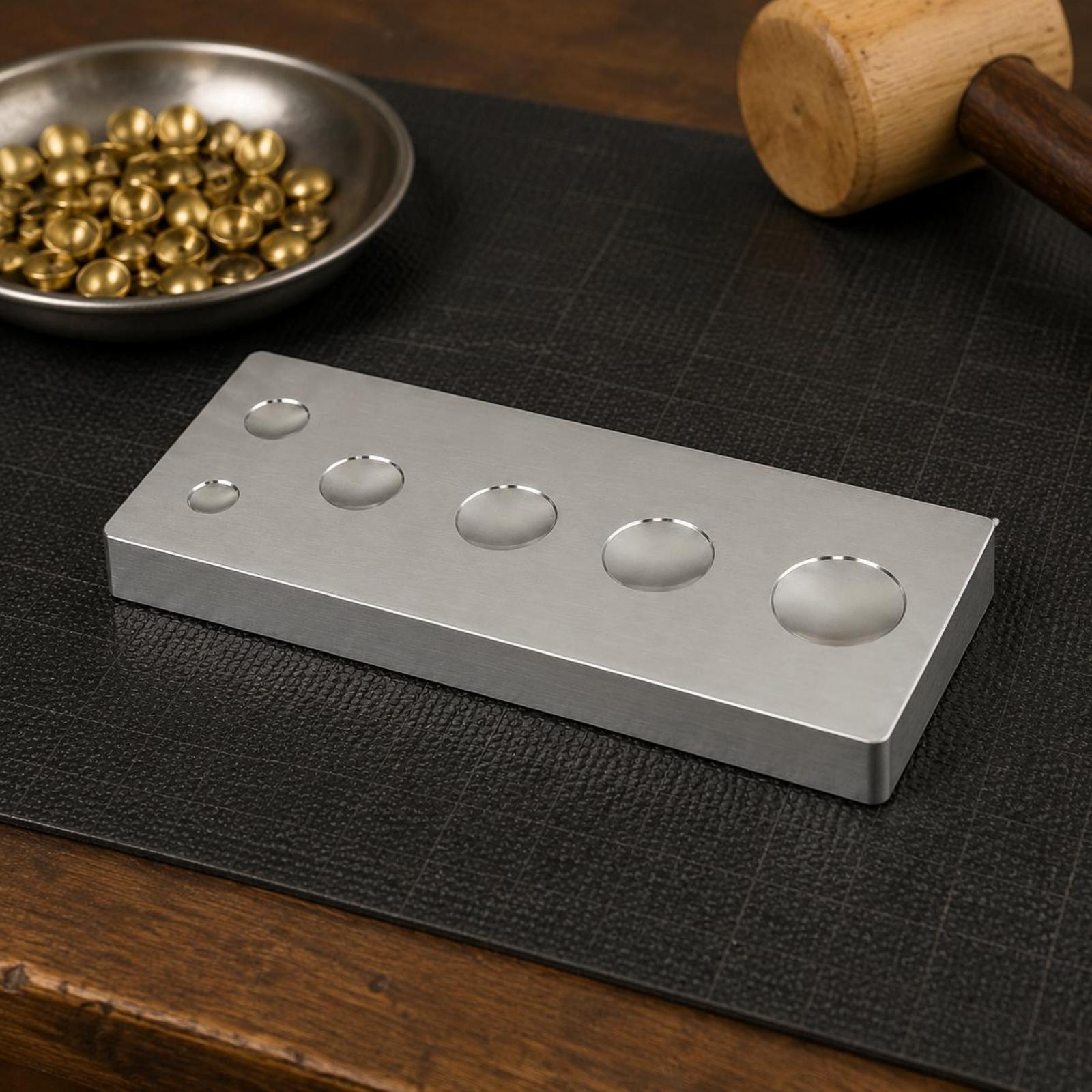 スナップリベットセッターベース 多用途レザースナップインスト - Leatherwork Rivet Setter のレビューと価格