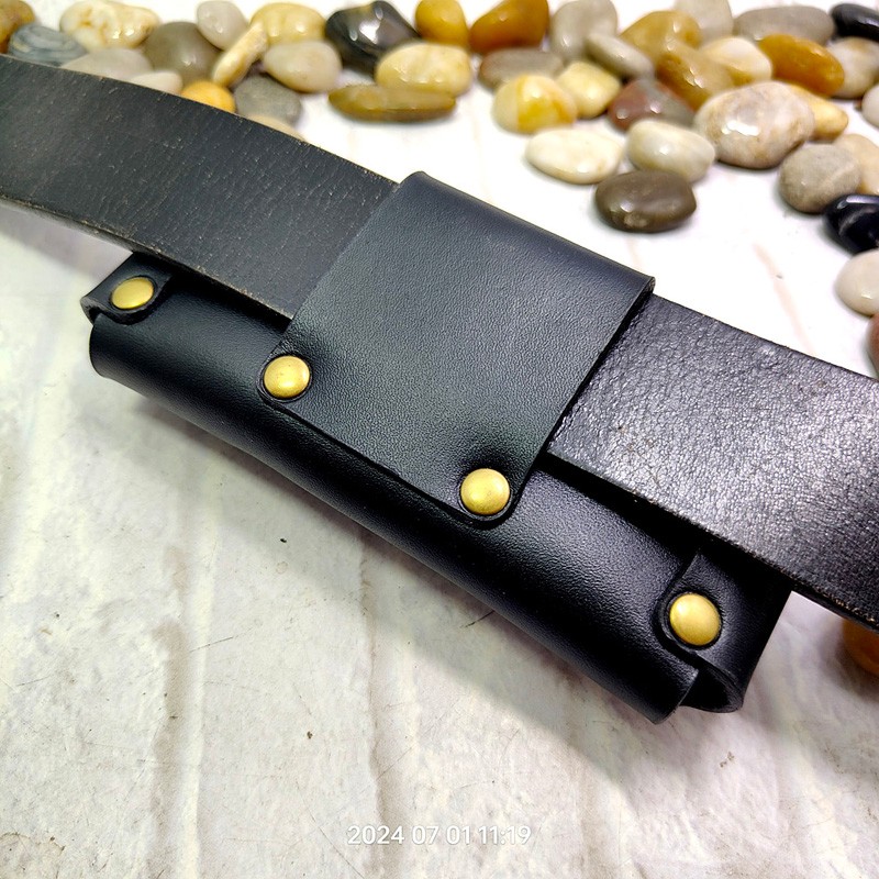 水平折りたたみナイフホルスターベルトパック、ジャックナイフホ - Leatherwork Knives のレビューと価格