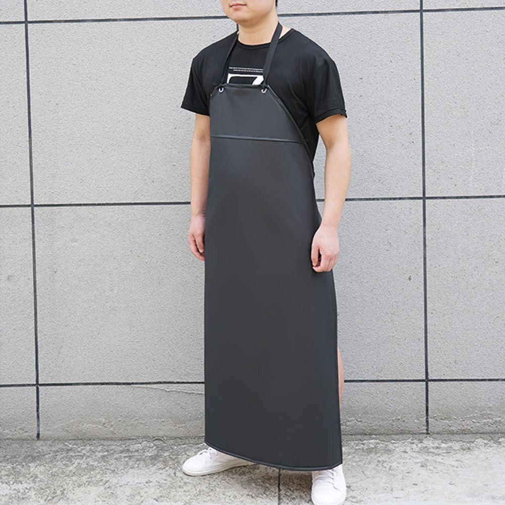 耐久性のあるPUレザーキッチンエプロン防水防油調理用シェフエ - Leatherwork Apron のレビューと価格