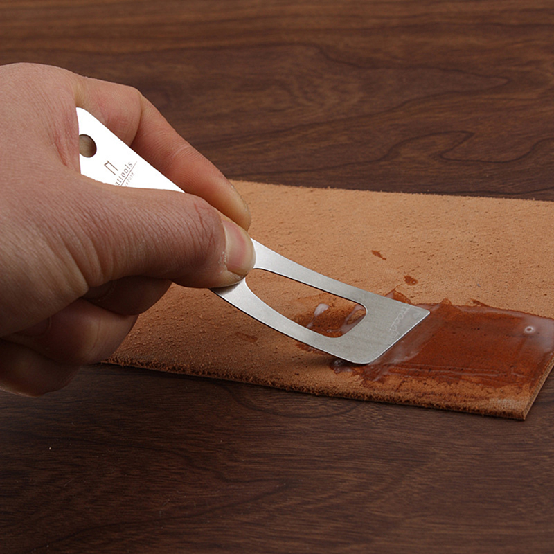 ステンレス鋼レザークラフト接着剤ツール手作り縫製レザークラフ - Leatherwork Accessories のレビューと価格