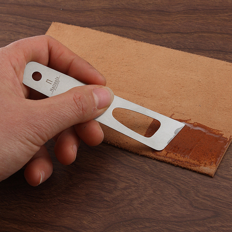 ステンレス鋼レザークラフト接着剤ツール手作り縫製レザークラフ - Leatherwork Accessories のレビューと価格