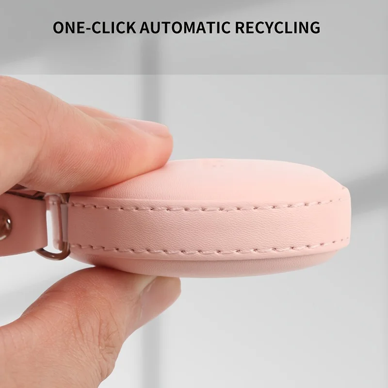 多機能PUレザー製ピンクのラブスモールテープメジャー1個 - - Leatherwork Ruler のレビューと価格