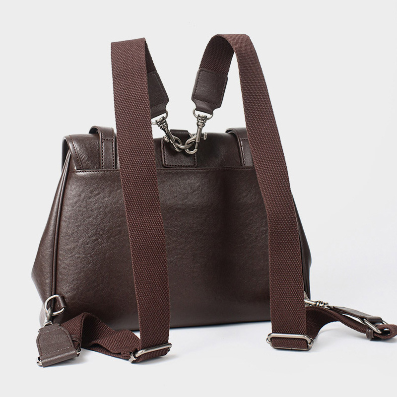 女性ヴィンテージソフトスプリットレザーバックパック大容量トラ - Leather Work Womens Backpack のレビューと価格