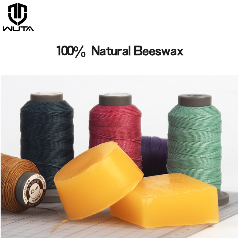 WUTA 1PC 100% 天然蜜蝋純粋なワックス滑らかな糸 - Leatherwork Accessories のレビューと価格